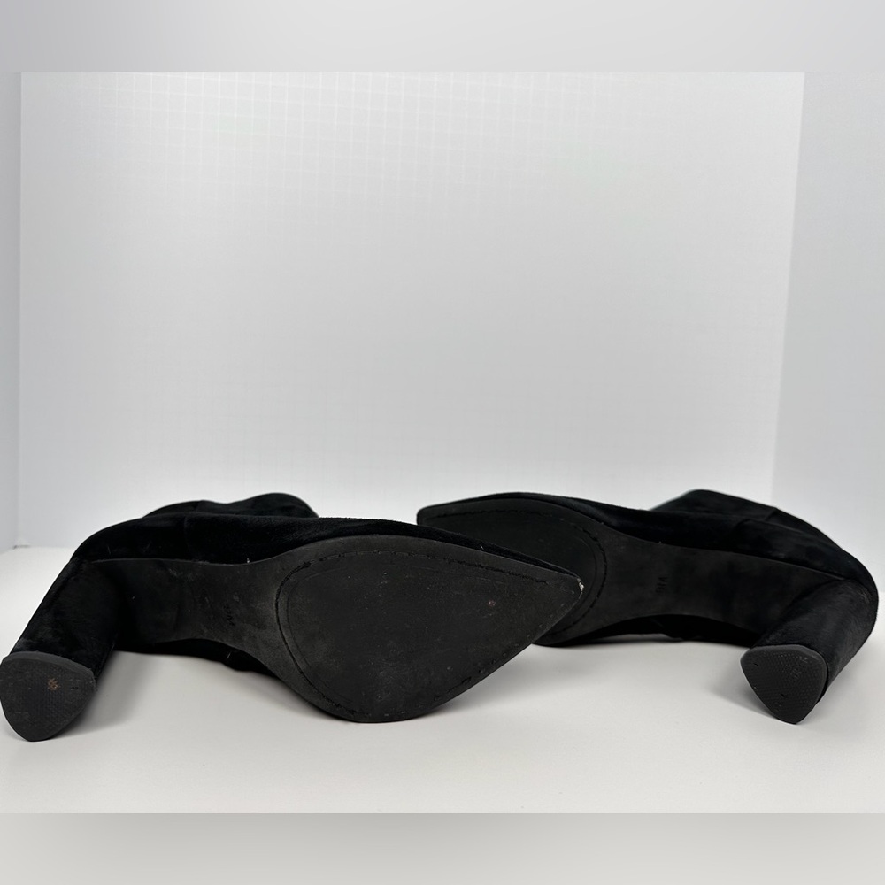Wishbone — Sleek Black Ankle Booties with Modern Design size 9 - Picture 5 of 8